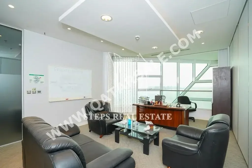 Commercial Offices - Semi Furnished  - Doha  - West Bay