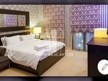 1 غرف نوم  شقة  للايجار  في الدوحة -  اللؤلؤة  مفروشة بالكامل