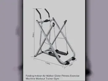 Gym Equipment Machines - Seated Leg Press  - Brown