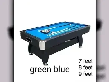 Blue  Billiard Table