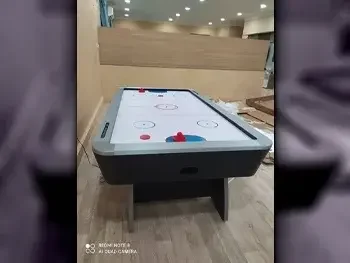 White and Silver  Hockey Table