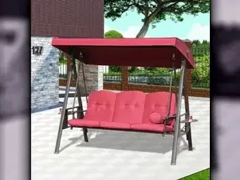 Patio Furniture - Red  - Hanging Chair  -Number Of Seats 3