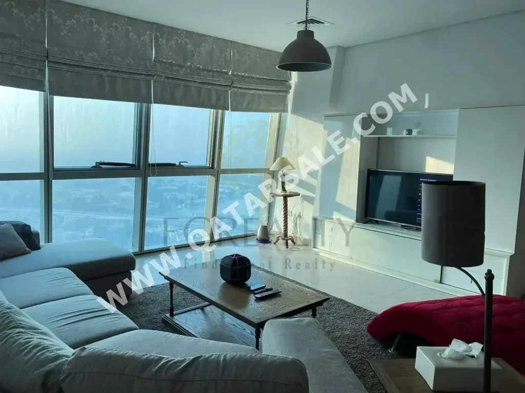 2 غرف نوم  شقة  للبيع  في الدوحة -  غرب خليج لاغون  مفروشة بالكامل