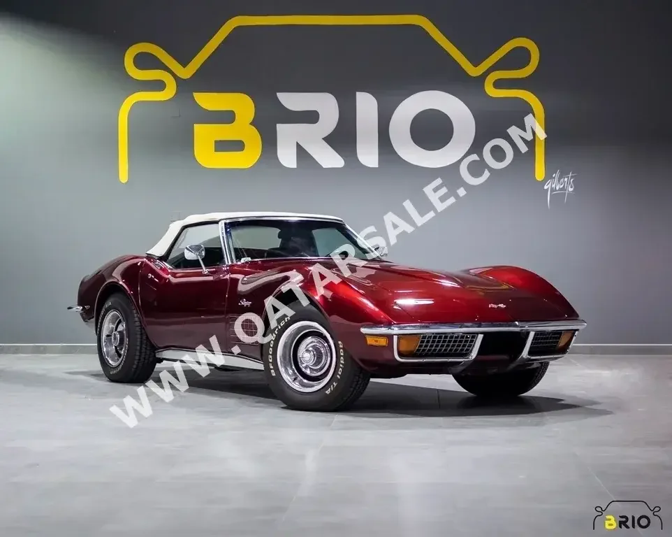Chevrolet  Corvette  STINGRAY  1971  Automatic  6,600 Km  8 Cylinder  Rear Wheel Drive (RWD)  Convertible  Red  With Warranty