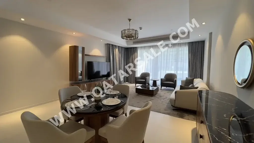 1 Bedrooms  Apartment  For Rent  in Lusail -  Entertainment City  Fully Furnished