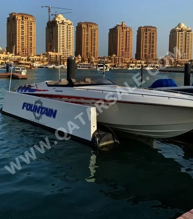 Speed Boat Fountain  Fever  With Trailer