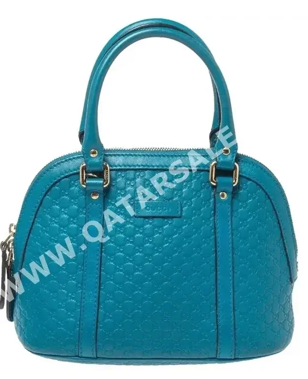 Purses  - Gucci  - Blue  - Genuine Leather  - For Women