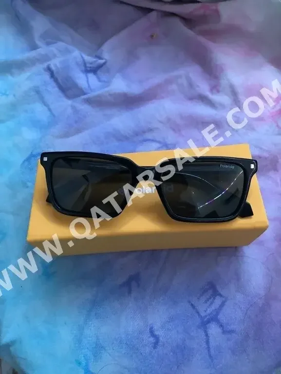 POLAROID  Sunglasses  Black  Square  Italy  Warranty  for Unisex