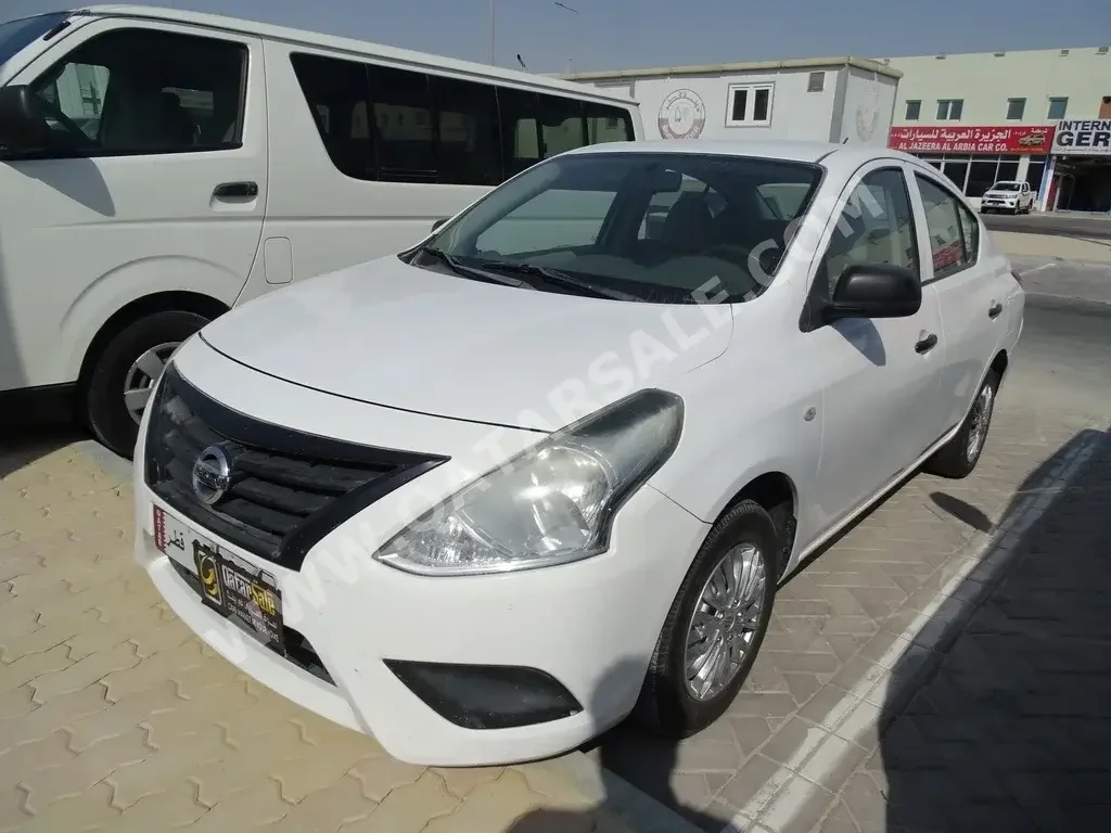 Nissan  Sunny  2018  Automatic  217,000 Km  4 Cylinder  Front Wheel Drive (FWD)  Sedan  White  With Warranty