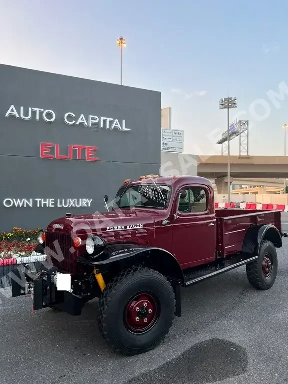 Dodge  Power Wagon  1958  Automatic  0 Km  8 Cylinder  Rear Wheel Drive (RWD)  Pick Up  Red  With Warranty