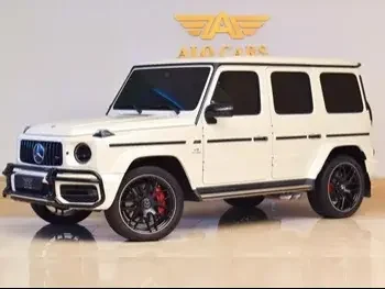 Mercedes-Benz  G-Class  63 Night Pack  2020  Automatic  49,900 Km  8 Cylinder  Four Wheel Drive (4WD)  SUV  White  With Warranty