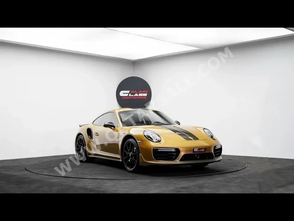 Porsche  911  Turbo  2018  Automatic  2,269 Km  6 Cylinder  Rear Wheel Drive (RWD)  Coupe / Sport  Gold  With Warranty
