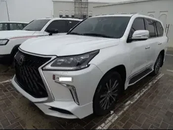 Lexus  LX  570  2019  Automatic  93,000 Km  8 Cylinder  Four Wheel Drive (4WD)  SUV  White  With Warranty