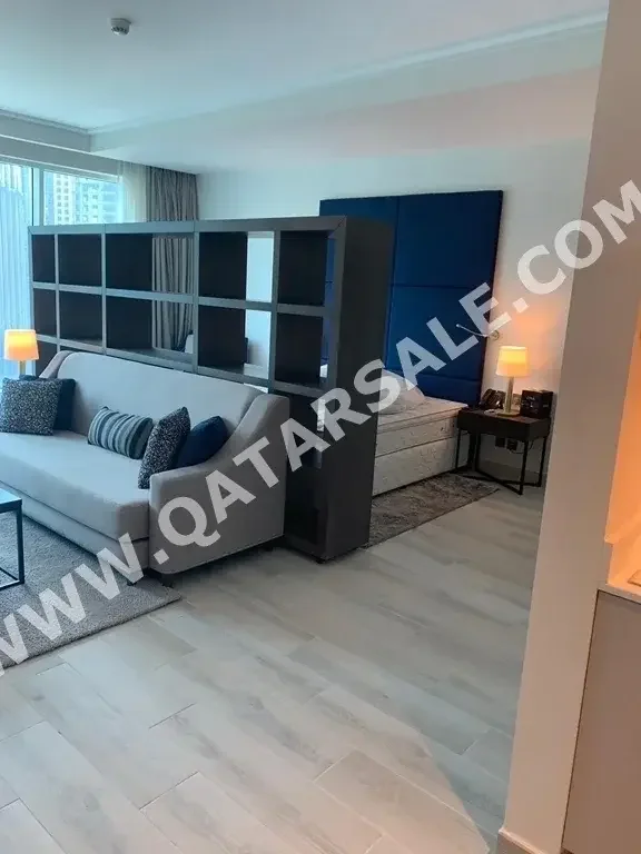 1 غرف نوم  شقة استوديو  للايجار  في الدوحة -  الدفنة  مفروشة بالكامل