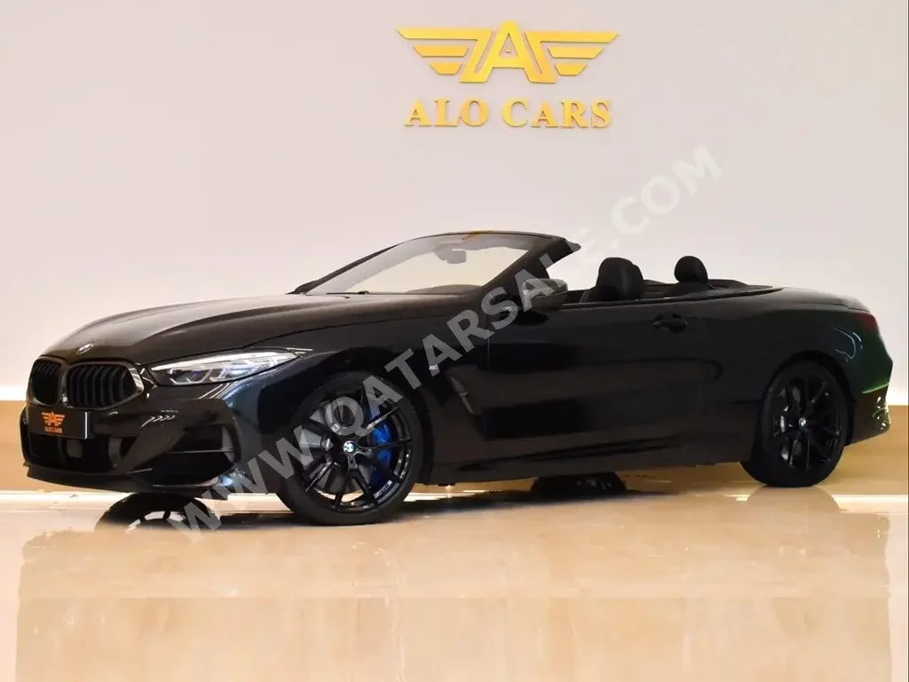 BMW  8-Series  850i  2022  Automatic  10,600 Km  8 Cylinder  All Wheel Drive (AWD)  Convertible  Black  With Warranty