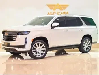 Cadillac  Escalade  600  2022  Automatic  0 Km  8 Cylinder  All Wheel Drive (AWD)  SUV  White  With Warranty