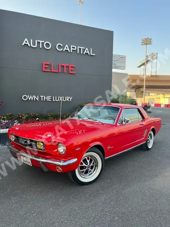 Ford  Mustang  1966  Automatic  0 Km  6 Cylinder  Rear Wheel Drive (RWD)  Coupe / Sport  Red  With Warranty
