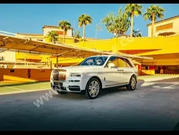 Rolls-Royce  Cullinan  2019  Automatic  35,000 Km  12 Cylinder  Four Wheel Drive (4WD)  SUV  White  With Warranty