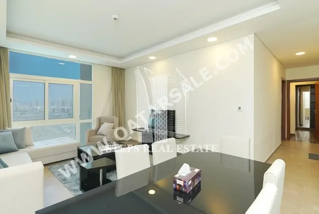 2 Bedrooms  Apartment  For Rent  in Lusail -  Fox Hills  Fully Furnished