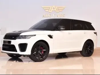Land Rover  Range Rover  Sport SVR  2018  Automatic  69,000 Km  8 Cylinder  Four Wheel Drive (4WD)  SUV  White  With Warranty