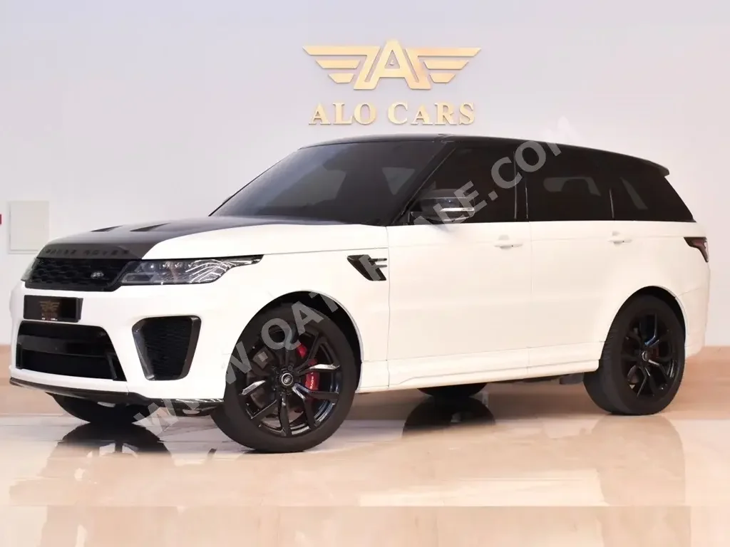Land Rover  Range Rover  Sport SVR  2018  Automatic  69,000 Km  8 Cylinder  Four Wheel Drive (4WD)  SUV  White  With Warranty