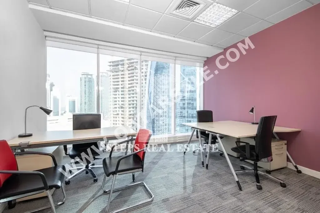 Commercial Offices - Fully Furnished  - Doha  - West Bay