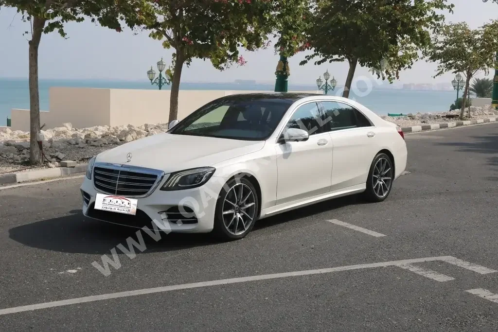 Mercedes-Benz  S-Class  450  2018  Automatic  68,100 Km  6 Cylinder  Rear Wheel Drive (RWD)  Sedan  White  With Warranty