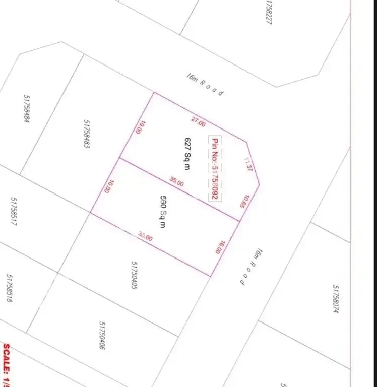 اراضي للبيع في الدوحة  -المساحة 560 متر مربع