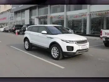 Land Rover  Evoque  2018  Automatic  46,000 Km  4 Cylinder  Four Wheel Drive (4WD)  SUV  White  With Warranty