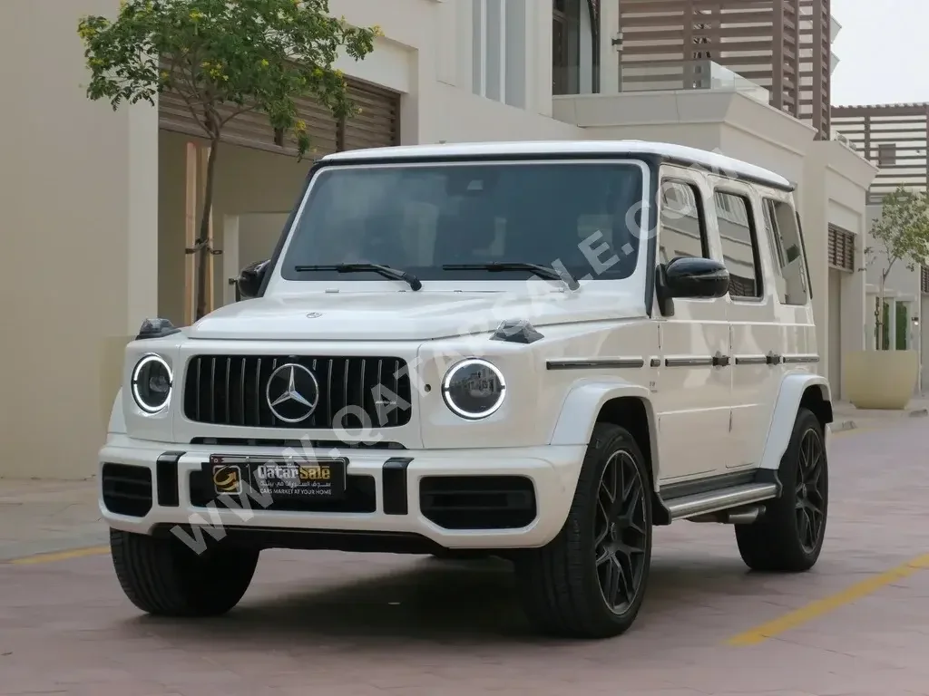 Mercedes-Benz  G-Class  63 AMG  2020  Automatic  13,000 Km  8 Cylinder  Four Wheel Drive (4WD)  SUV  White  With Warranty