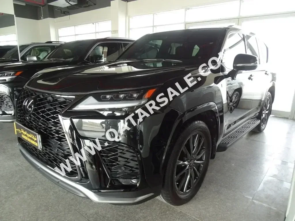 Lexus  LX  600 F Sport  2022  Automatic  28,000 Km  6 Cylinder  Four Wheel Drive (4WD)  SUV  Black  With Warranty