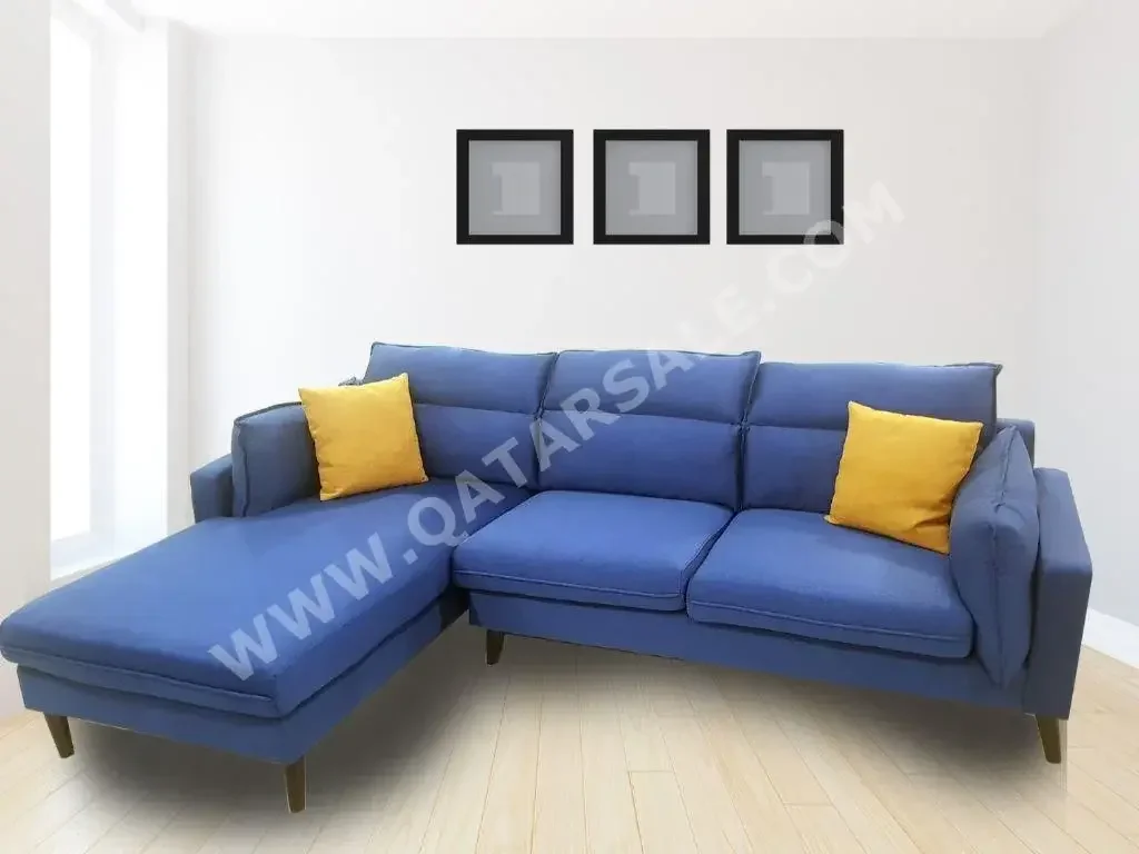 Sofas, Couches & Chairs Corner Sofas  - Fabric  - Blue