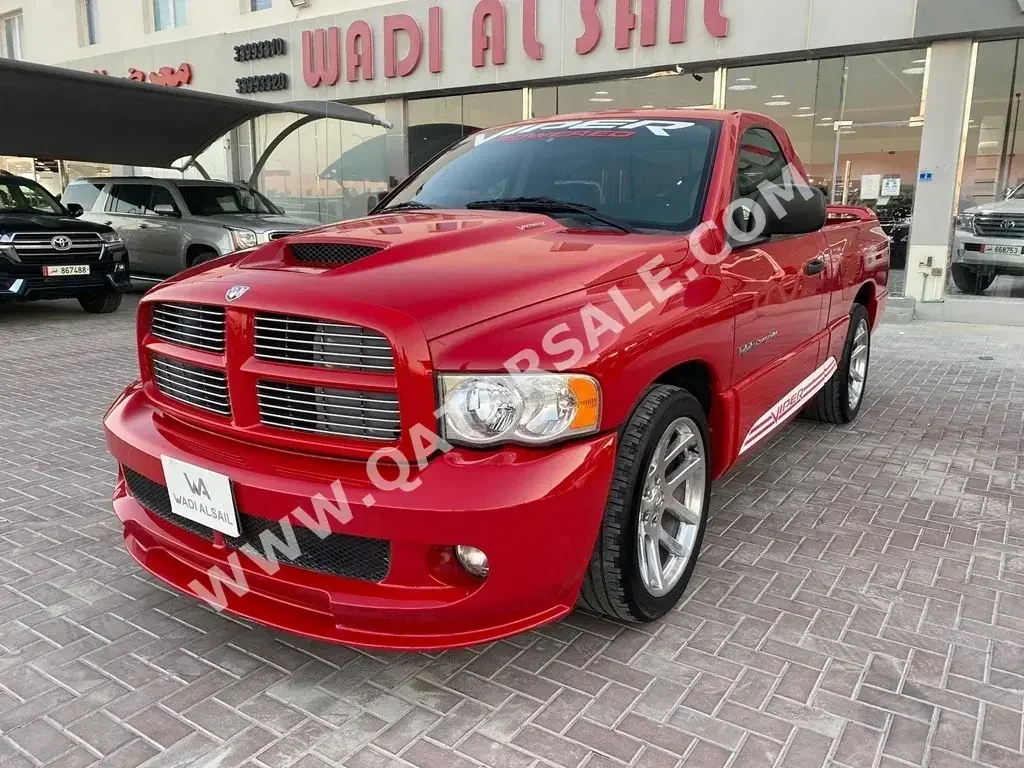 Dodge  Ram  SRT-10  2004  Manual  45,000 Km  10 Cylinder  Front Wheel Drive (FWD)  Pick Up  Red  With Warranty