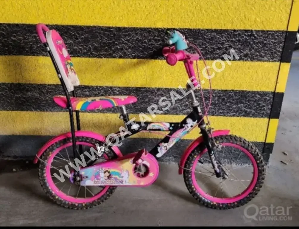 دراجة اطفال  - صغير (15-17 بوصة)  - زهري