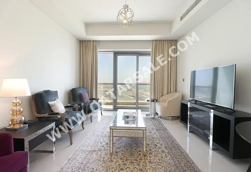 2 Bedrooms  Apartment  For Rent  in Lusail -  Waterfront District  Fully Furnished