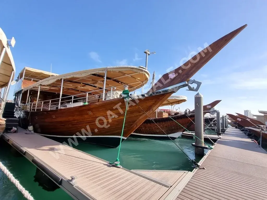 Wooden Boat Sanbuk Length 96 ft  Brown  2022  With Parking