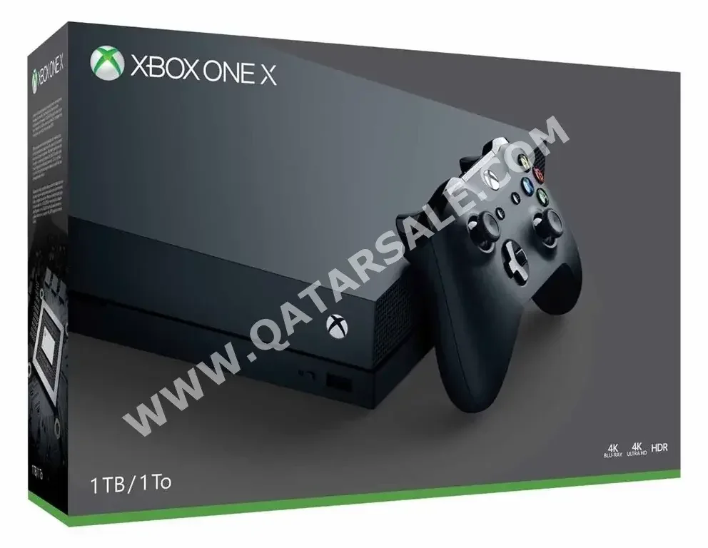 Video Games Consoles - Microsoft  - Xbox One X  - 1 TB  -Included Controllers: 1