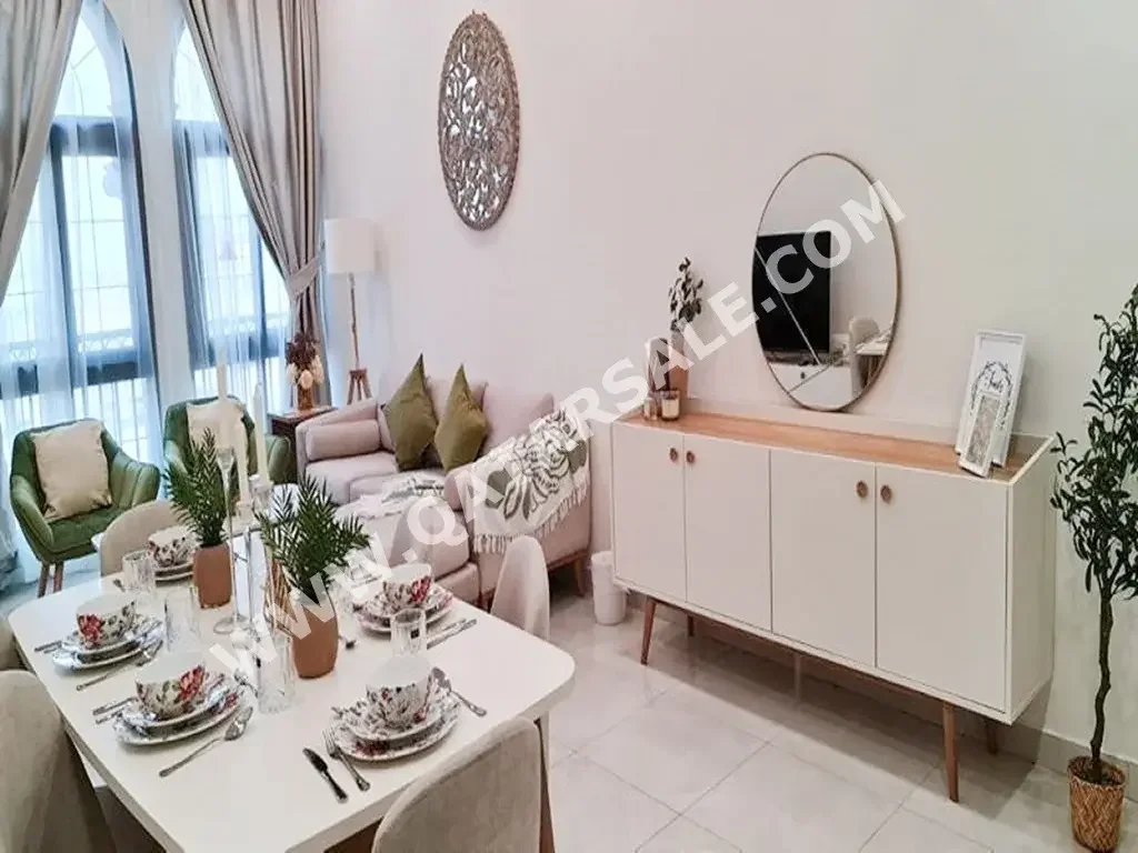 2 Bedrooms  Apartment  For Rent  in Lusail -  Commercial Boulevard  Fully Furnished
