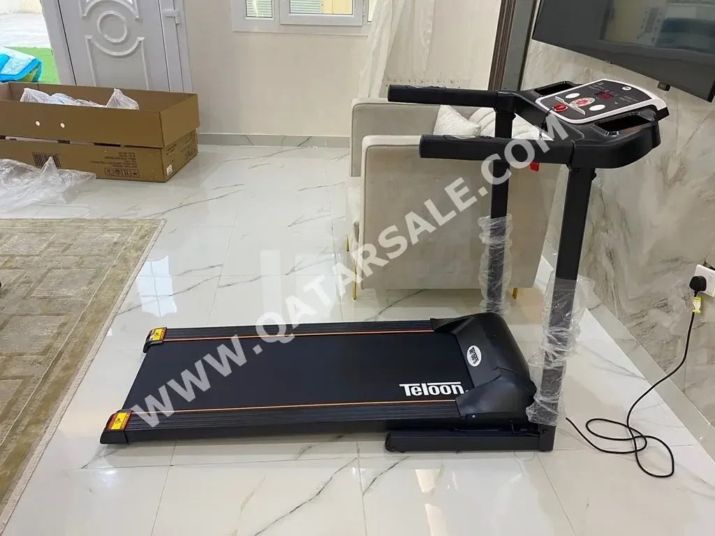 Gym Equipment Machines - Treadmill  - Black  Warranty  With Installation  With Delivery